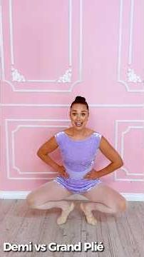 Demi Plié vs Grand Plié 🩰 What’s the Difference? | Ballet Basics for Kids