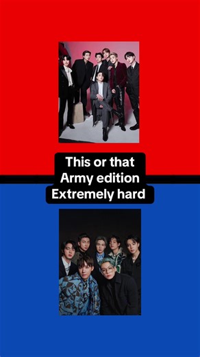 This or that Army edition💜 its so hardd😭😭sorry guys😛 im so exited for the comeback 03.20 #btsarmy #kpop #thisorthat #fyp #BTS @BTS