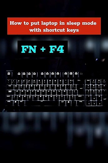 How to put laptop in sleep mode with shortcut keys #shorts #shortcut #laptop