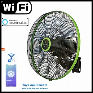 [Hot Item] House Wall Mounted Fan 18 Inch Oscillating Intelligent Control Electric Wall Fan