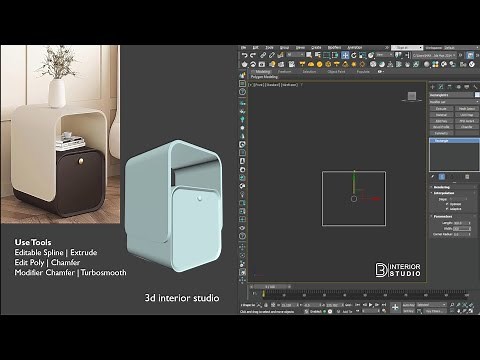 3ds Max Side Table Modeling | Beginner to Pro Tutorial