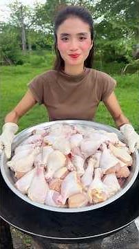 Cooking chicken leg crispy deep fried recipe
