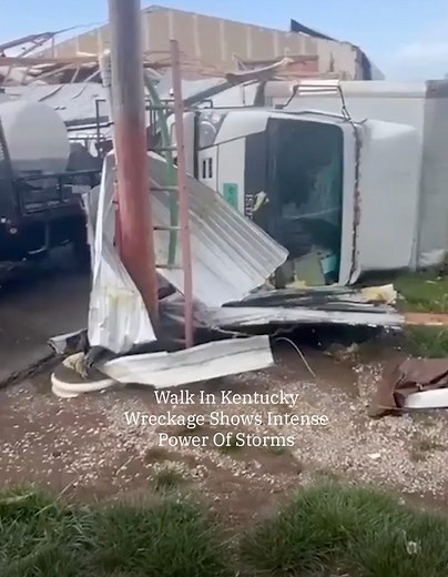This first-person perspective of a walk through the aftermath of a recent outbreak shows just how powerful a severe storm is. | The Weather Channel