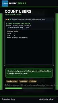 Show Registered Owner and User Counts with PowerShell #Shorts