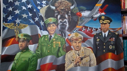 Artwork honors four African-American military veterans with Martinsville-Henry County ties