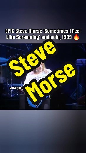 Steve Morse Amazing 'Sometimes I Feel Like Screaming' Guitar Solo 1999