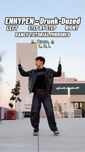 ENHYPEN - Drunk-Dazed STEP BY STEP DANCE TUTORIAL MIRRORED #enhypen #Drunk_Dazed #kpoptutorial #kpopdancetutorial