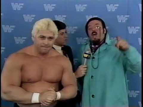 Dino Bravo & Frenchy Martin Montreal Forum promo - aired 1/16/88
