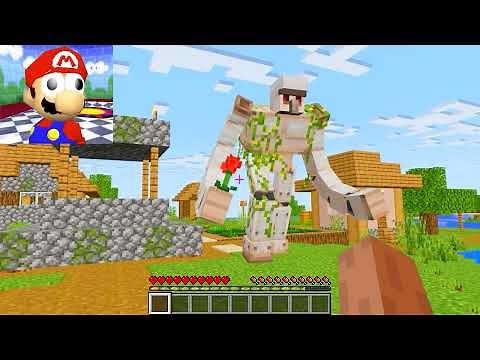 HUGGY WUGGY Poppy Playtime in MINECRAFT - MINECRAFT MEMES with MARIO part 7 (wait what meme)