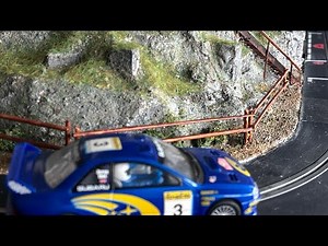 Mountain hillside scratch build part 2 for slot track or model railway scenery