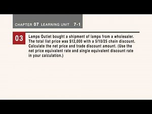 Learning Unit 7-1 Video