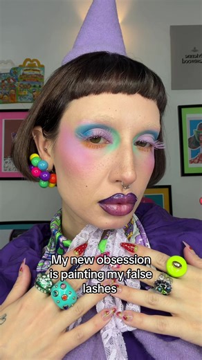 Easy Lavender Lash Color Application Tutorial