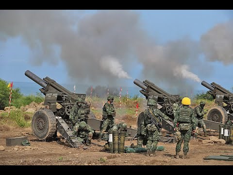 台灣T65式155榴炮(M114A1)震撼開火
