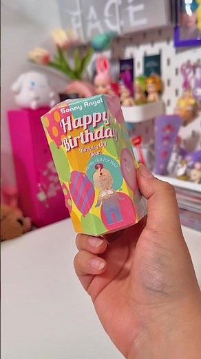 happy birthday ft. sonny angel! bday bear 💜🧸 #sonnyangel #unboxing #blindbox #birthdaycelebration