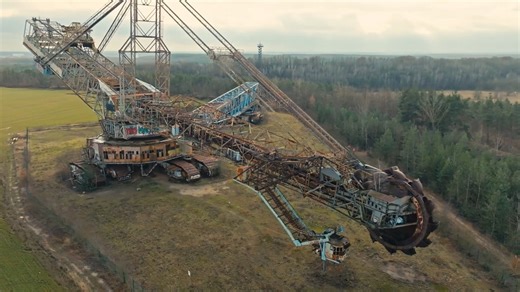 Bagger 1473 behouden als industrieel erfgoed