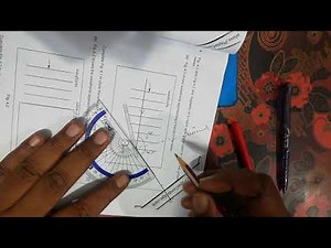 Drawing wave front after reflection.