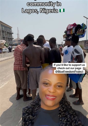 Thank you to our team in Nigeria for helping us serve the community in Lagos.🇳🇬 Love has no distance nor boundaries.🇺🇸 If you’d like to support our philanthropic efforts, visit our page at @Blue Freedom Project 💙 #fyp #nonprofit #NGO #givingback #nigeria #lagos #donate #fundraise #humantraffickingawarenes
