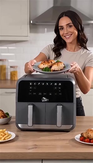 Uten 8L Dual Zone Air Fryer: Healthy Cooking Made Easy