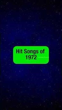 Hit Songs of 1972: #algreen #badfinger #themoodyblues #america #robertaflack #70smusic #70s #1972