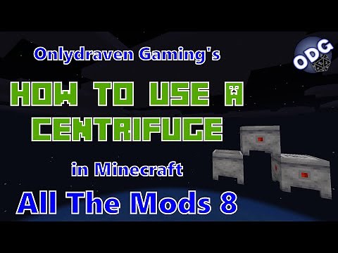 Minecraft - All The Mods 8 - How to Make and Use a Centrifuge to Process Honeycomb