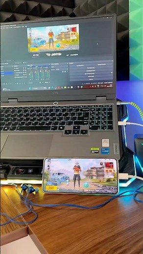 BGMI LIVE STREAM SETUP USING OBS STUDIO 🥶 Laptop/Phone Livestream Setup #bgmi #bgmilive #gaming