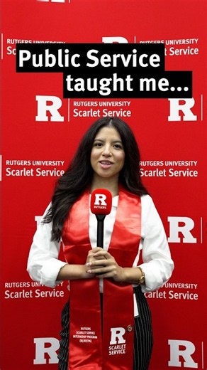 "What did Scarlet Service teach you about public service?"