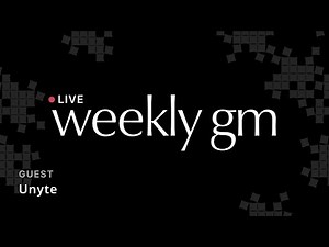 【最新web3情報LIVE】DAOの構築・運用が簡単に！Unyteが提供するAIとブロックチェーンを活用した貢献証明プラットフォームとは？｜weekly gm｜2026年1月9日