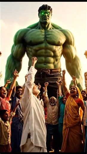 Hulk Save Villagers from beast #hulk #hulksmash