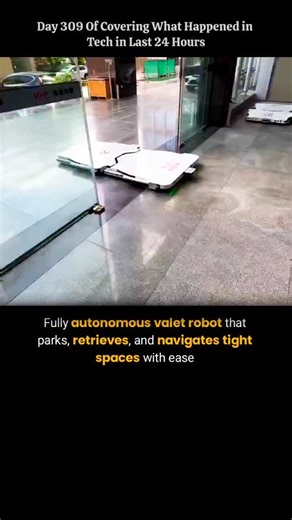 AI • Innovation •Future Tech on Instagram: "A fully autonomous valet robot that parks and retrieves cars without needing keys. It uses LiDAR, cameras, and GNSS for navigation, allowing it to maneuver in tight spaces. The robot can stack multiple vehicles, increasing parking capacity by up to 50%. Stan operates electrically, producing zero carbon emissions, and has been implemented in airports like Lyon Saint-Exupéry. It provides a stress-free experience for customers, who can retrieve their cars