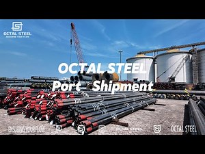 Casing and Piling Pipe: Precision Steel Pipe Port Loading and Shipping