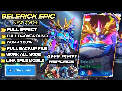 Script Skin Belerick Epic - Arbiter Of Stars No Password | Full Effect Voice | Patch Terbaru