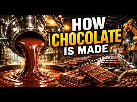 How Chocolate Is Made | Complete Chocolate Production Process | Modern Chocolate Factory | USA