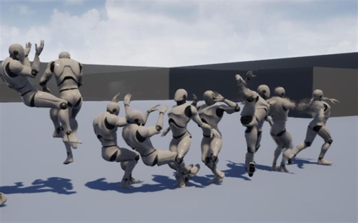 【虚幻4】2500+动作捕捉动画包！（附下载）【卡耐基梅隆大学提供】