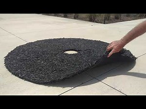 Conserv A Store 60 inch Tree Ring: Recycled Rubber Molded Mulch