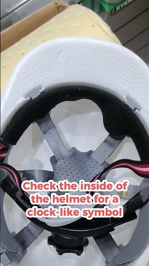 How do I check my safety helmet manufacture date?
