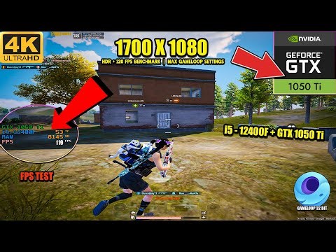 PUBG Mobile HDR + 120 FPS GameLoop Benchmark Test on i5 - 12400F + GTX 1050 Ti - Surprising Results!