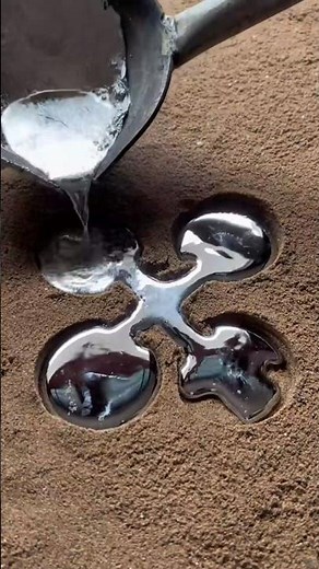 Melting Metal into a drone skeleton! Sand Casting Production Process