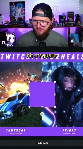 Create Custom Stream Schedule in Canva