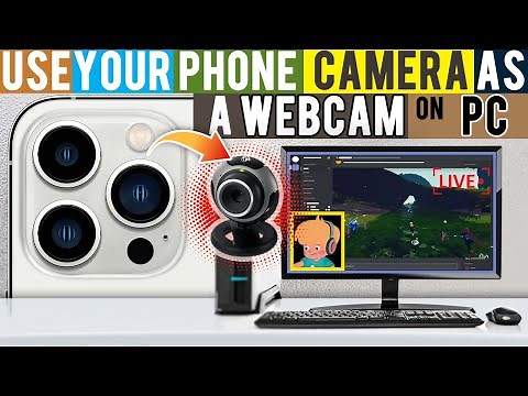 How to use Android/iPhone as a PC Webcam | Droidcam alternative