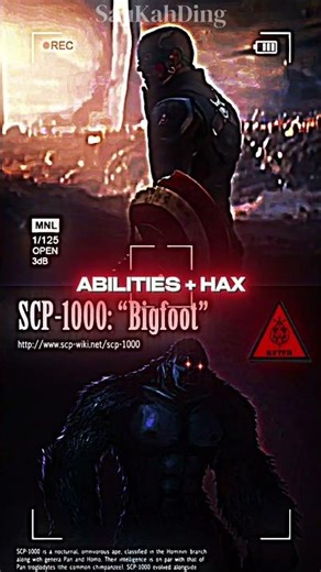 Captain America VS SCP-1000 "BIGFOOT"