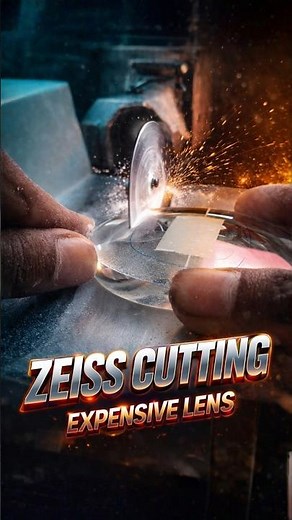 Expensive Zeiss Lens Cutting Satisfying Process | How To Cutting Premium Lens