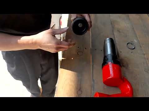 GP-893 Air Chipping Hammer - Chisel Install and Operation