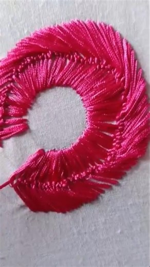 Satisfying Flower Stitch Design 😍 Must Try || #embroidery #shorts # @EmbroCrafta studio