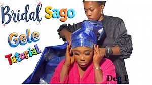 Bridal Sago Gele Tutorial | Deg Beauty