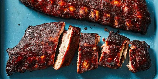 Sweet Smoked Pork Ribs