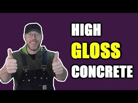 How Do You Get a High Gloss Finish on Concrete? (Don't Skip This Step)