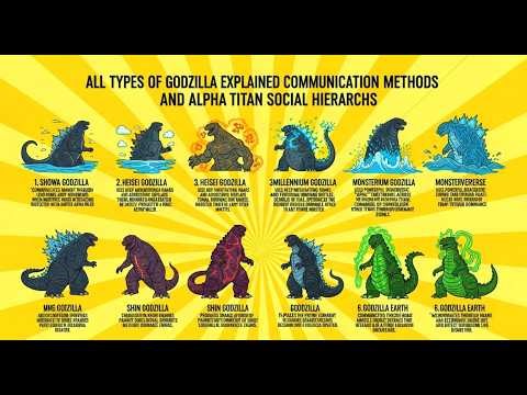 All Types of Godzilla Explained | Titan Communication & Alpha Hierarchy