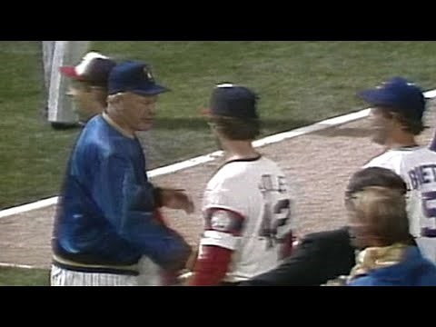 1983 ASG: Quisenberry gets final out, AL wins