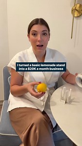 @lemonadeliz turned a basic lemonade stand into a $20,000-a-month business—and graduated debt-free because of it 🍋💰 What started as a way to pay for school grew into multiple locations, creating hands-on opportunities for other students to earn while they learn. This is her story 🚀 #businessidea #debtfree #sidehustle #sidehustleidea #smallbusiness | Jobber