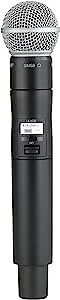 Shure ULXD2/SM58 Handheld Transmitter with SM58 Vocal Mic Capsule - for use with ULX-D Digital Wireless Microphone Systems, Receiver Sold Separately | H50 Band (ULXD2/SM58=-H50)